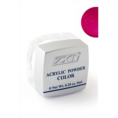 ZO Акриловая пудра для дизайна ногтей PC-23, фиолетово-баклажановый, 8 г KRISTALLER, 1130464