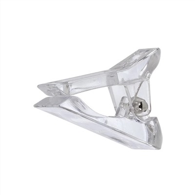 Nail Art Зажим для верхних форм, прозрачный 15055