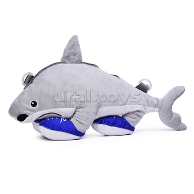 Мягкая игрушка "Акула" в кедах, 35 см.