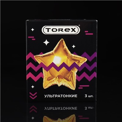Презервативы Torex Party, ультратонкие, 3 шт.