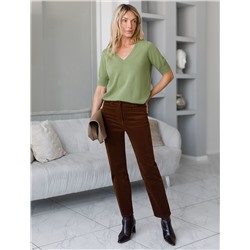 Джемпер тонкой вязки из вискозы с нейлоном