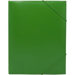 Папка на резинке А4 Eco 0.5мм зеленая, корешок 15мм (2062991) SILWERHOF