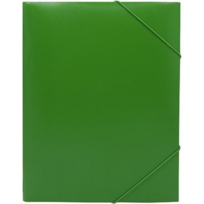 Папка на резинке А4 Eco 0.5мм зеленая, корешок 15мм (2062991) SILWERHOF