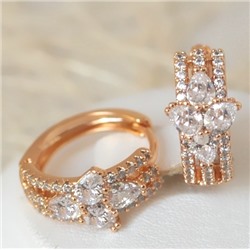 Серьги позолота H01-13331