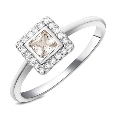 Кольцо, куб.циркон., FYN-20060