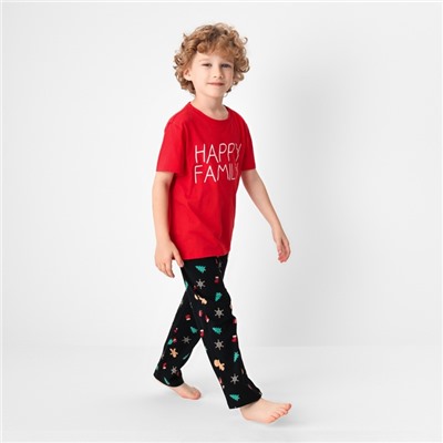 Пижама детская KAFTAN Happy family размер 36 (134-140 см)