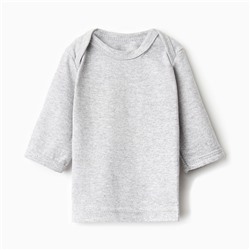 Футболка детская детская с длинным рукавом Bloom Baby, рост 68 см, серая