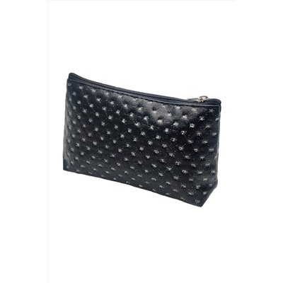 Sunflower Косметичка лодочка малая с тиснением №23, черный KRISTALLER, 1201542