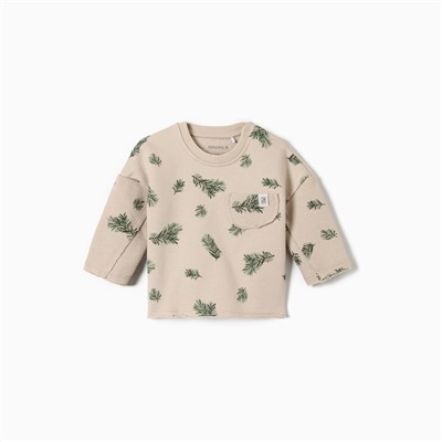 Джемпер детский «Крошка Я. Еловые веточки», рост 68-74 см