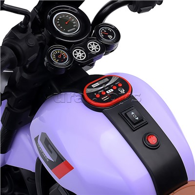 Мотоцикл детский MH-513 (цвет сиреневый)