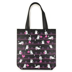 Сумка-шоппер 34х36 см BLACK "SWEET ANIMALS.КОТИКИ" 16-004-02/27 Bruno Visconti