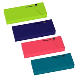 Пенал пластиковый на кнопке "Soft Reef" ассорти 62974 ErichKrause