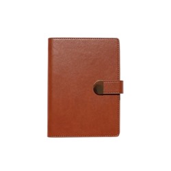 Органайзер на кольцах, C6, с хлястиком, 80 л, линия, к/зам, Коричневый