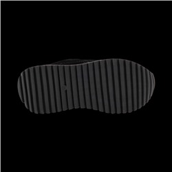 Кроссовки из натуральной кожи ZJ005-1 черные