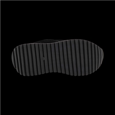 Кроссовки из натуральной кожи ZJ005-1 черные