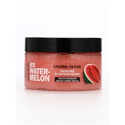 Скраб-слайм для тела Ice watermelon, питание и увлажнение, с ароматом арбуза, 250 г, PICO MICO