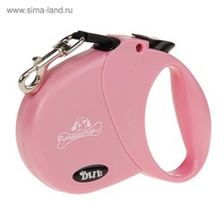 Рулетка DIIL, 4 м, до 20 кг, лента, розовая