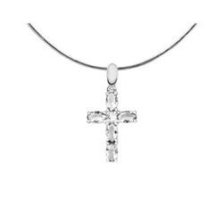 Подвеска из серебра куб.циркон., В13-0054