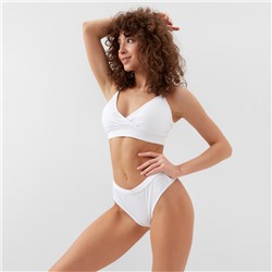 Комплект нижнего белья женский (топ, трусы) Collorista, белый, размер 44-46