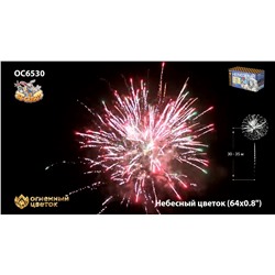 Фейерверк ОС6530 Небесный цветок (0,8" х 64)