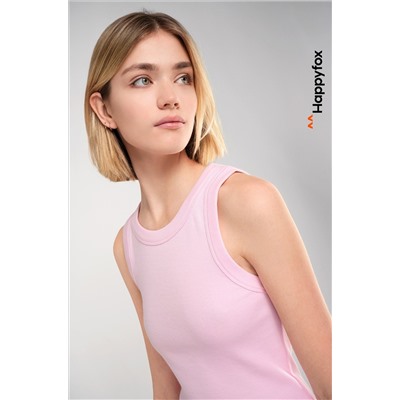 Женская майка-топ в рубчик Happyfox