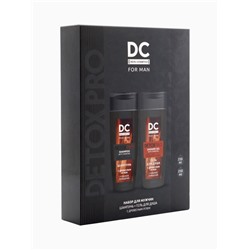 Подарочный набор мужской Detox pro: гель для душа 250 мл + шампунь 250 мл