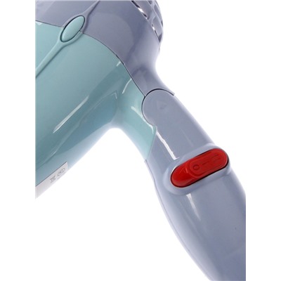 Фен Luazon LF-23, 800 Вт, 2 скорости, 2 режима, складная ручка, голубой