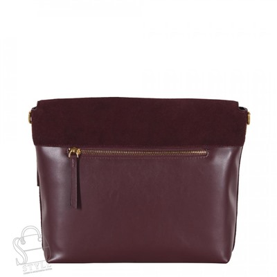 Сумка женская кожаная 5798BDAA wine red Baidou