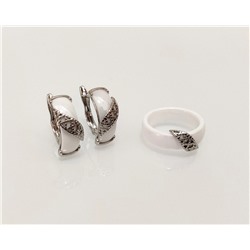 Комплект Кольцо и Серьги