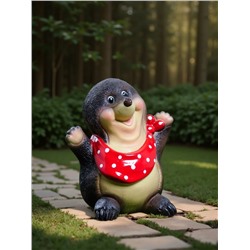 Садовая фигура из полистоуна «Крот», 12×8×10 см