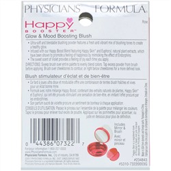 Physicians Formula, Happy Booster, Glow & Mood Boosting Blush, Rose, 0.24 oz (7 g)