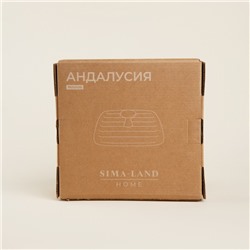 Крышка - пресс SL Home, 23×23×5.5 см, чугун, чёрная