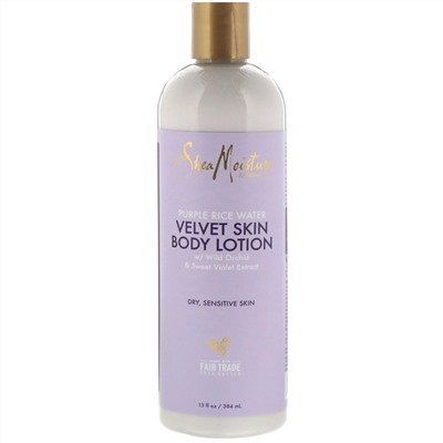 SheaMoisture, Purple Rice Water, Velvet Skin Body Lotion, 13 fl oz (384 ml)