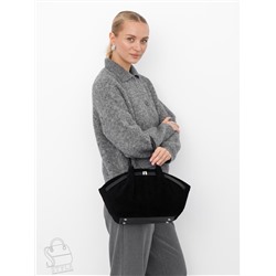 Сумка женская кожаная 2346YF black Polina&Eiterou