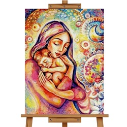 Набор для рисования "Картина по номерам 50х40 см. Любовь матери"