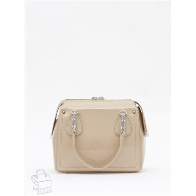 Сумка женская кожаная 0913-2Q apricot Polina&Eiterou