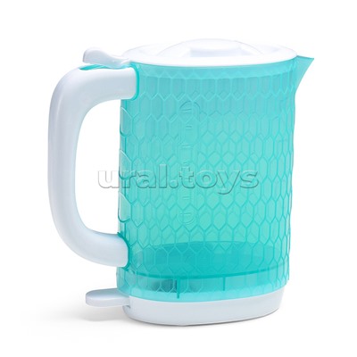 Бытовая техника "Электрический чайник с кружками"в коробке( цвет голубой)