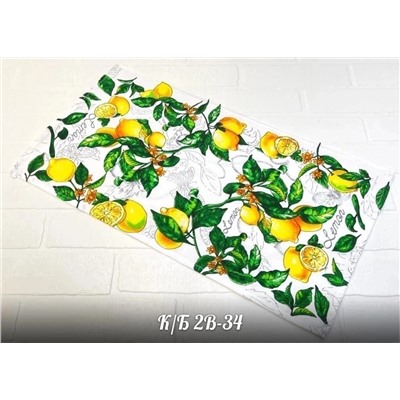 Льняные и вафельные кухонные полотенца.