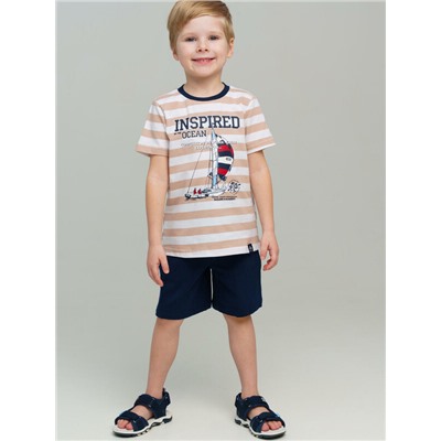 Комплект трикотажный для мальчиков: фуфайка (футболка), шорты