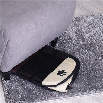 Вольер для животных, тентовый, 8 стенок, 68×45 см, коричневый