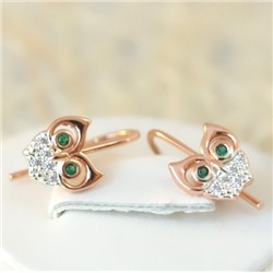 Серьги позолота H01-7435