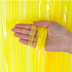 Занавес Дождик Сочный цвет, Желтый, 100*200 см, 1 шт.