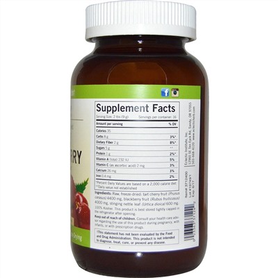 Eclectic Institute, Berry Tart Cherry, Whole Food POWder, 5.1 oz (144 g)