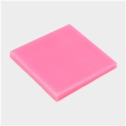 Молд для заливки новогодний «Четыре снежинки», силикон, 8.5×8.5 см, розовый