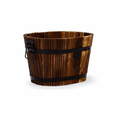 Набор кашпо для цветов, 22×18×14 см, деревянный, 3 шт.