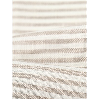 Дорожка на стол Этель Straightforward, 40×146 см, лён 100%, плотность 180 г/м², белая/серая