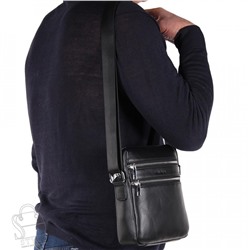 Сумка мужская кожаная 801-2BSEH black Heanbag