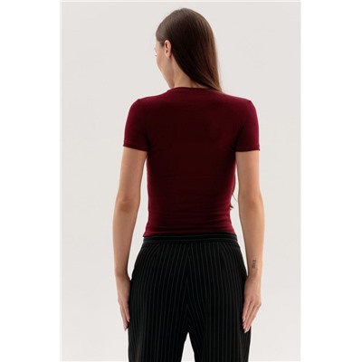 00025 футболка (Бордовый)