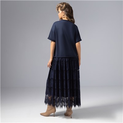 Платье комбинированное с кружевом, Откровенный шик (магия)