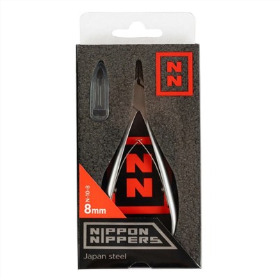 Nippon Nippers Кусачки маникюрные для кутикулы / NN N-10-8, двойная пружина, ручная заточка, 8 мм 21172